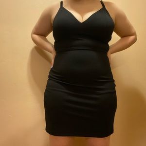 Simple black dress